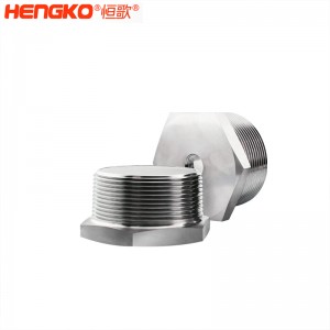 恒歌不銹鋼絲網濾芯燒結網消聲器消音器耐熱排氣均勻,應用于排風管消音