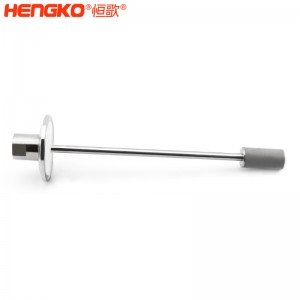 廠家批發(fā)316L不銹鋼長(zhǎng)桿不銹鋼曝氣頭耐腐蝕防塵，用于二氧化碳/氧氣擴(kuò)散