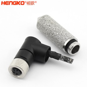 I2C防風(fēng)雨M10*1.0內(nèi)螺紋不銹鋼燒結(jié)多孔溫濕度傳感器外殼過(guò)濾器蓋