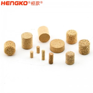 出廠價供應防潮粉末燒結(jié)銅圓柱濾芯用于污染水過濾
