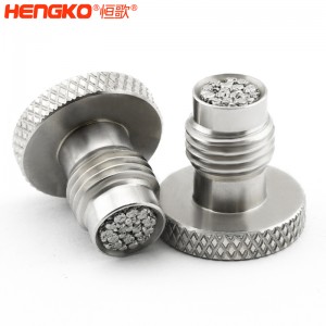 廠家定制有創呼吸機氣源入口醫療級316L不銹鋼過濾器濾芯防塵透氣耐腐蝕，用于呼吸機